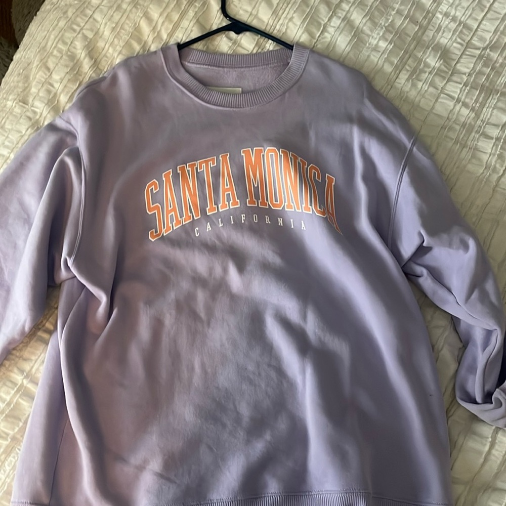 Purple Santa Monica crew neck